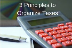 organize taxes