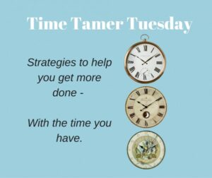 plan your time to get important things done